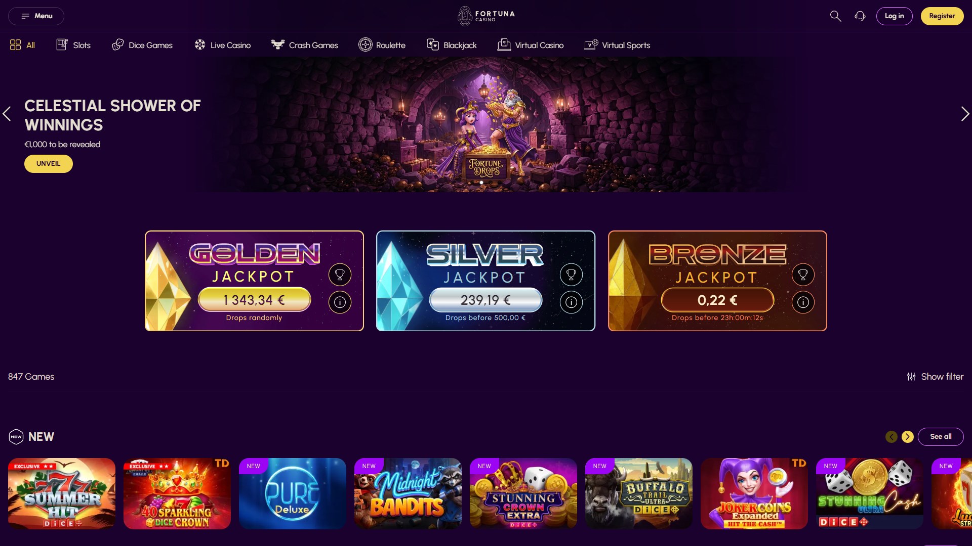 Fortuna Casino screenshot 1