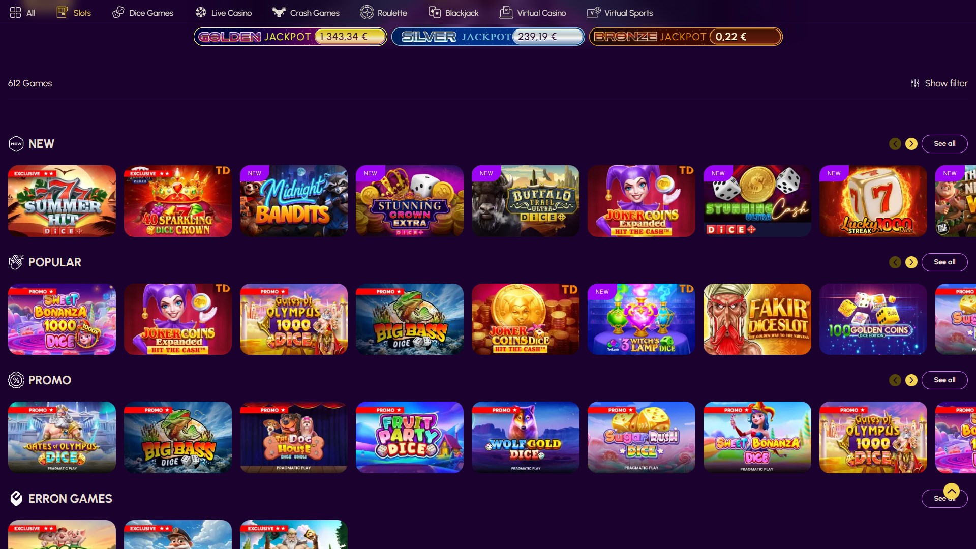 Fortuna Casino screenshot 2