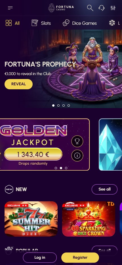 Fortuna Casino mobile home