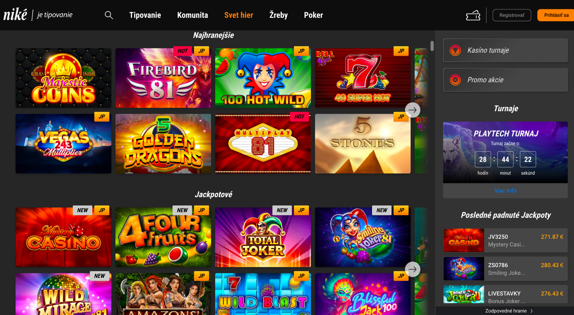 Nike Casino screenshot 2