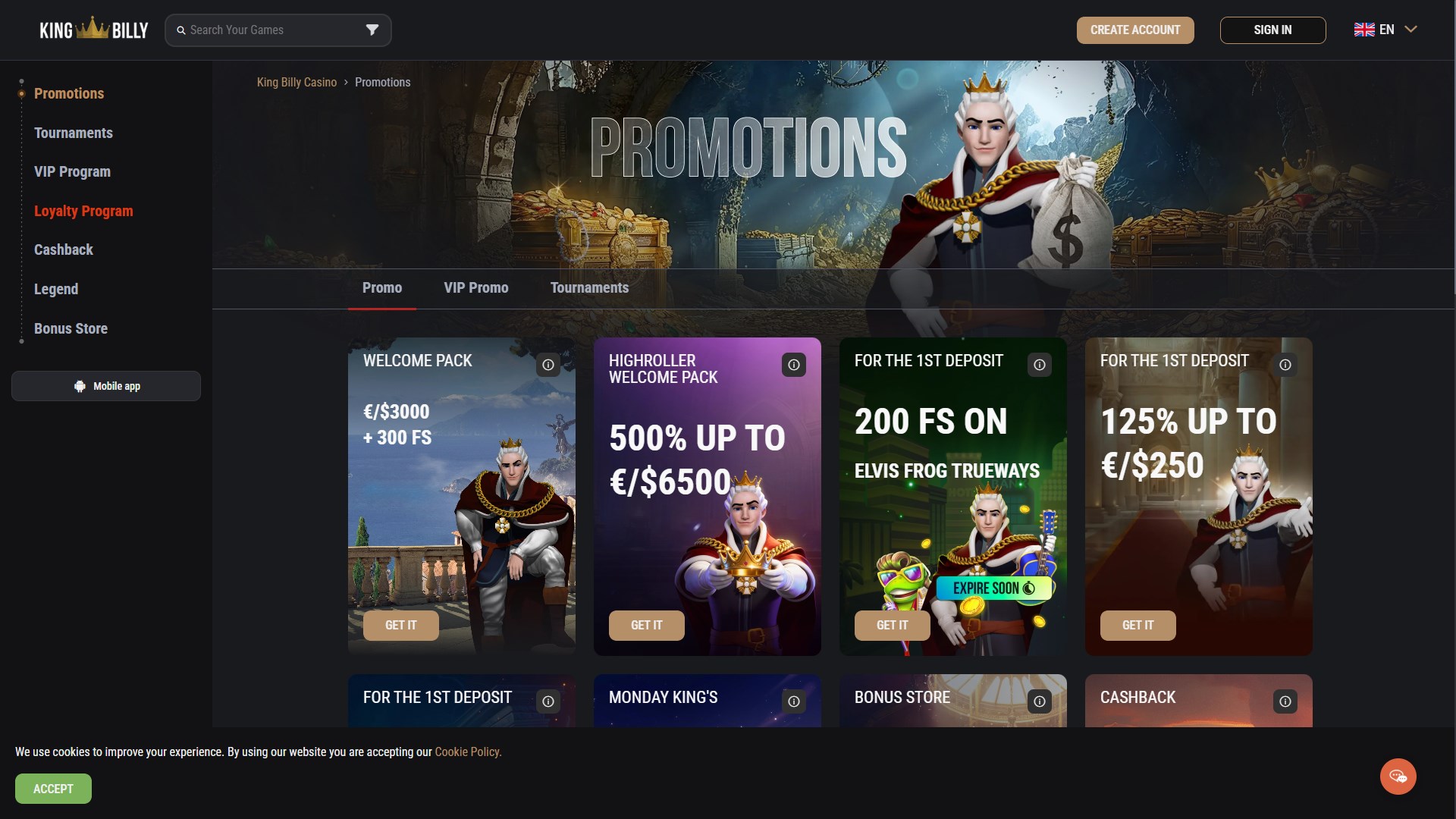 King Billy Casino